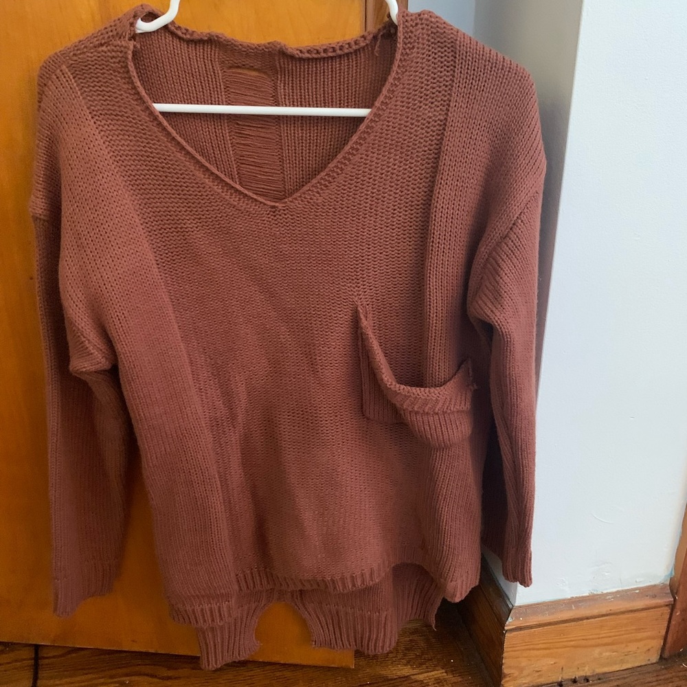 Rust colored sweater